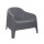 Silla Plastico Skarpo Jardin Liso Gris