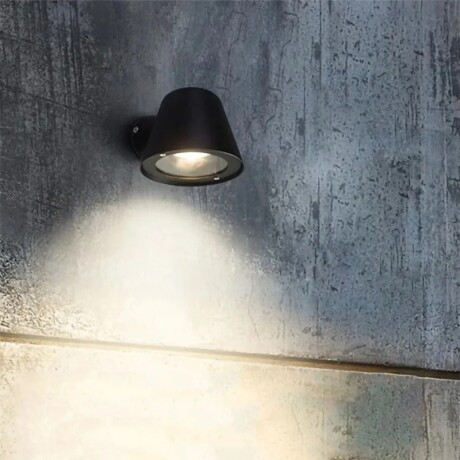 Luminaria de pared exterior Unidireccional Top Luminaria Exterior Unidireccional TOP Negro