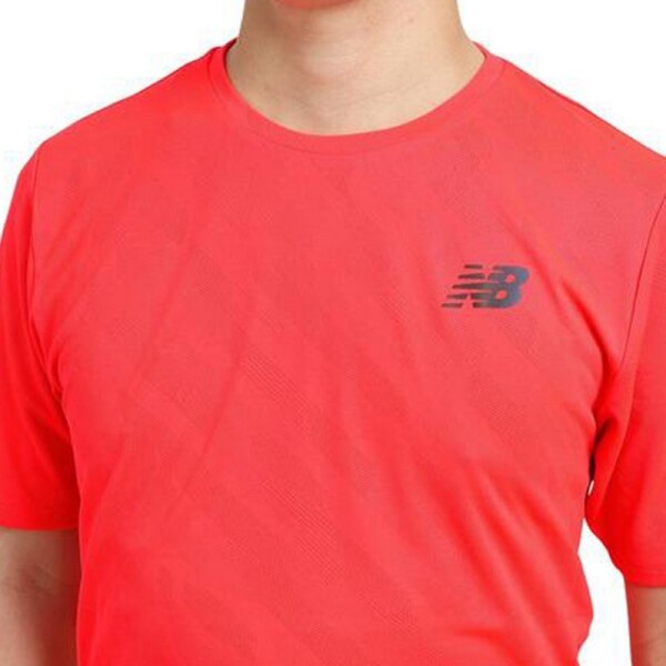 Remera New Balance Speed Jaquard Rojo