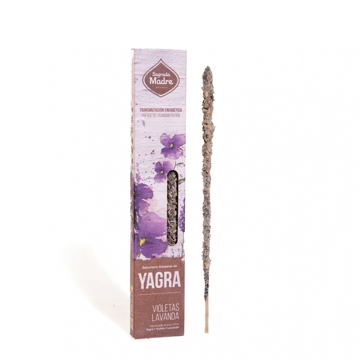 INCIENSO YAGRA SAGRADA MADRE X6 - Violeta/lavanda 