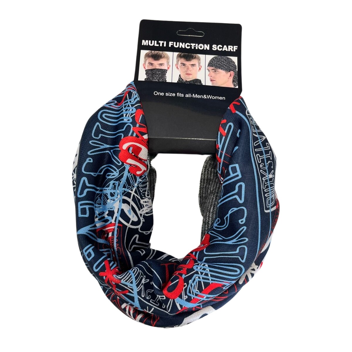 Buff cuellera con interior afelpado - Celeste 