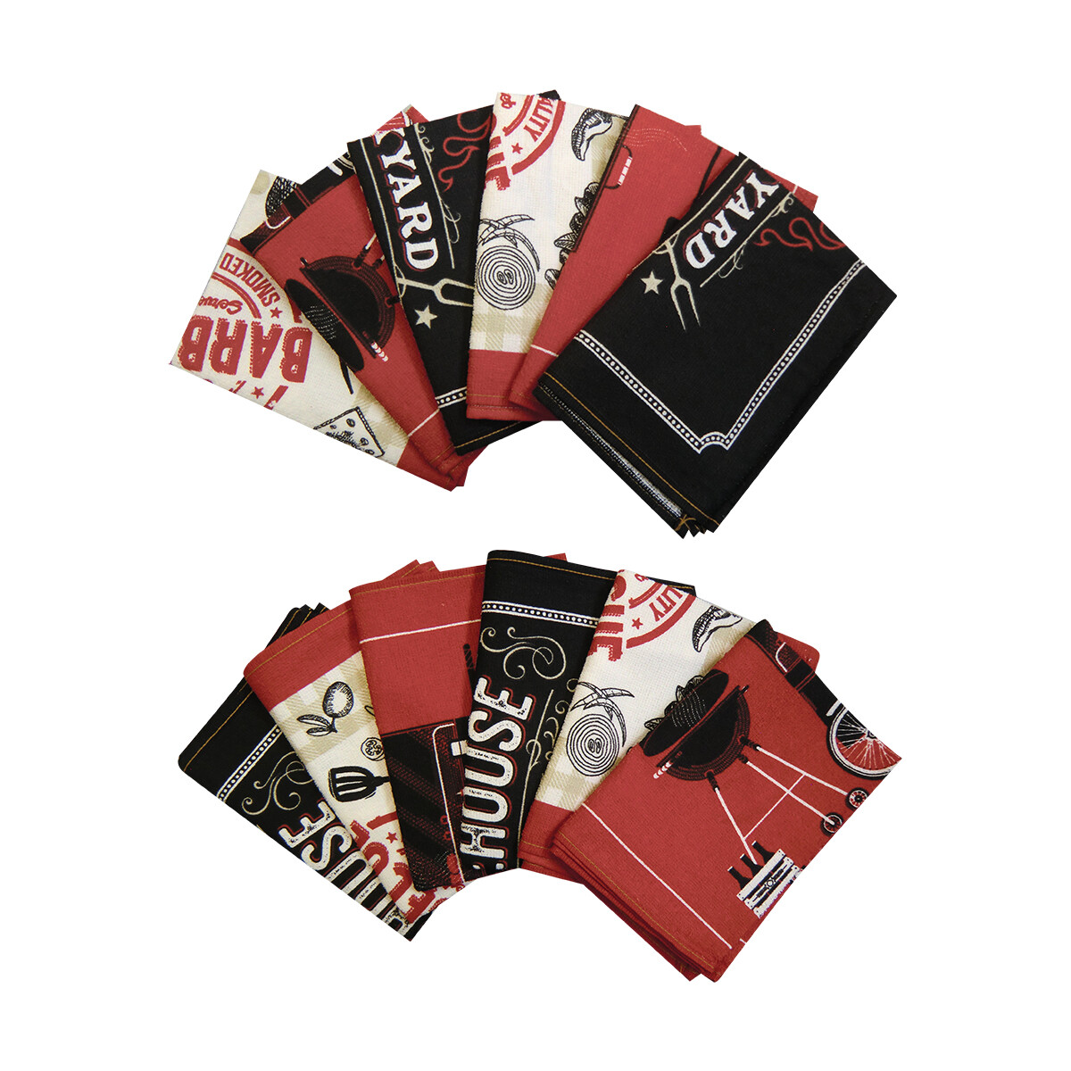 Pack x12 Repasadores Tecilar de Cocina Dohler - Surtido 