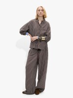 Pantalón A Rayas marron