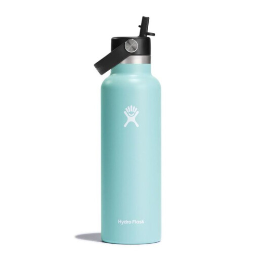 Botella Hydro Flask 21 OZ (0.62 L) STANDARD FLEX STRAW CAP DEW - Celeste Botella Hydro Flask 21 OZ (0.62 L) STANDARD FLEX STRAW CAP DEW - Celeste