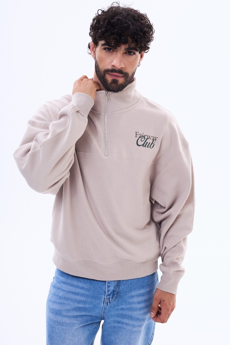 Buzo de felpa Jaen Beige