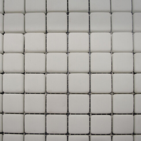 Guardas Decorados Vidrio Malla Blanco Mate 32.2X32.2Cm Pared 000