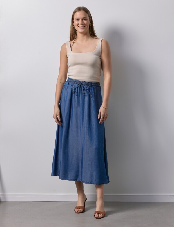 Falda Maxi Lyocell Cordel JEAN