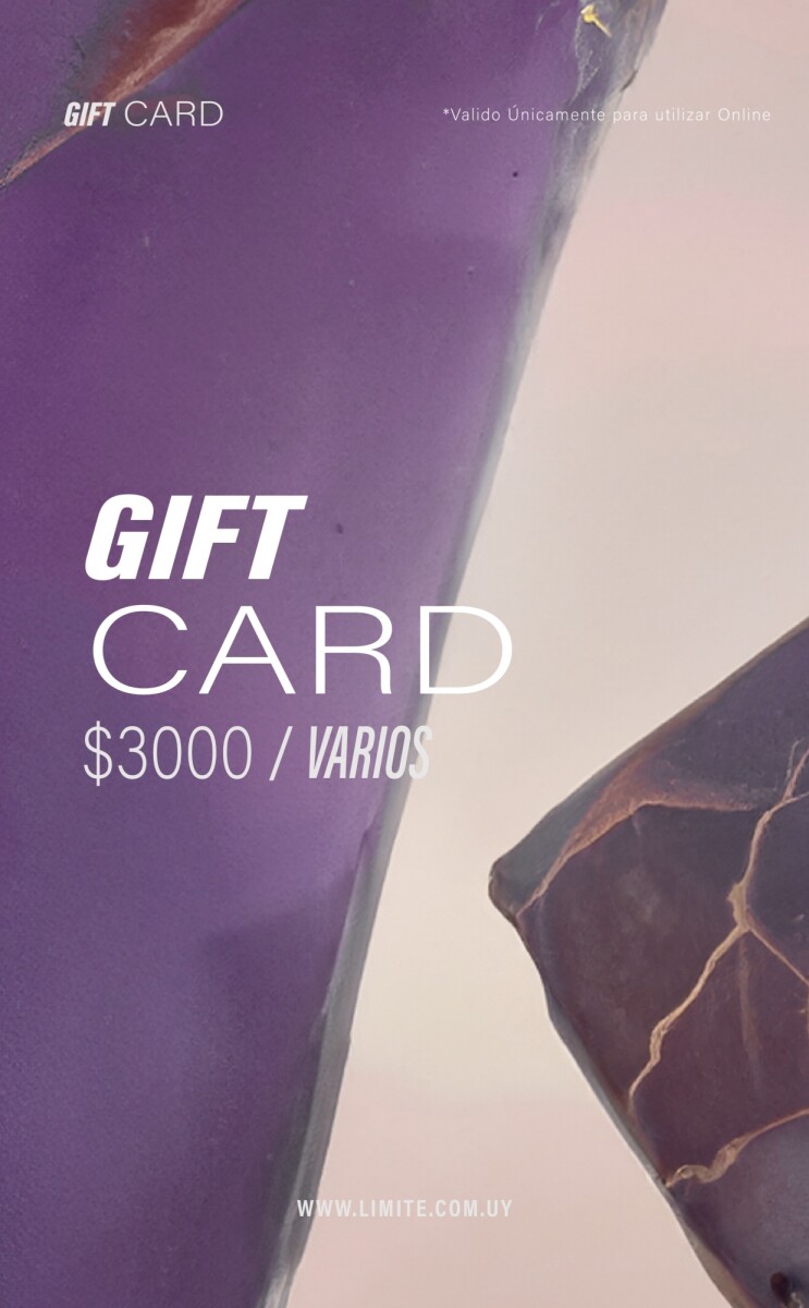 GIFT CARD 3000 - VARIOS 