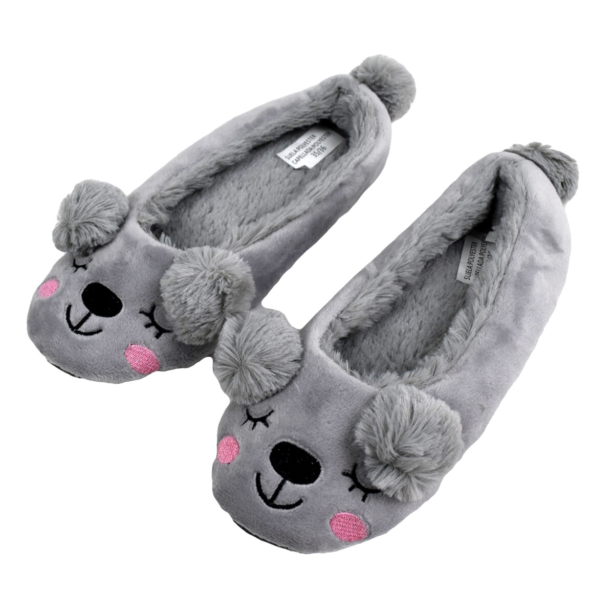 PANTUFLA NIÑO CON PIEL 