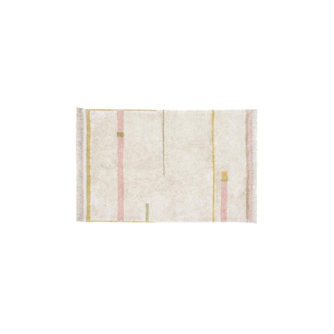 Alfombra lavable - Lanes Vintage Nude Pink XS