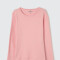 BLUSA ML FEM ROSA CLARO