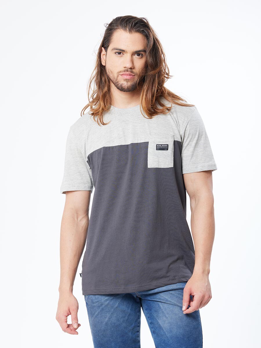 T-SHIRT TOBY DIXIE - Gris 