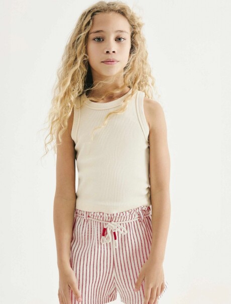 CONJUNTO INFANTIL CON ESTAMPA BEIGE