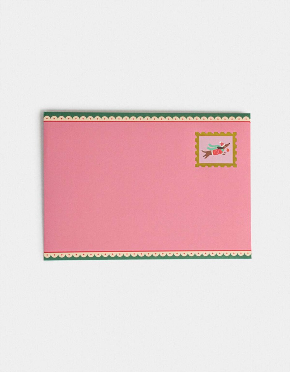 Set De Postales Navideñas - Combinacion Multicolor 