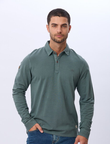 REMERA POLO DE ALGODON Verde