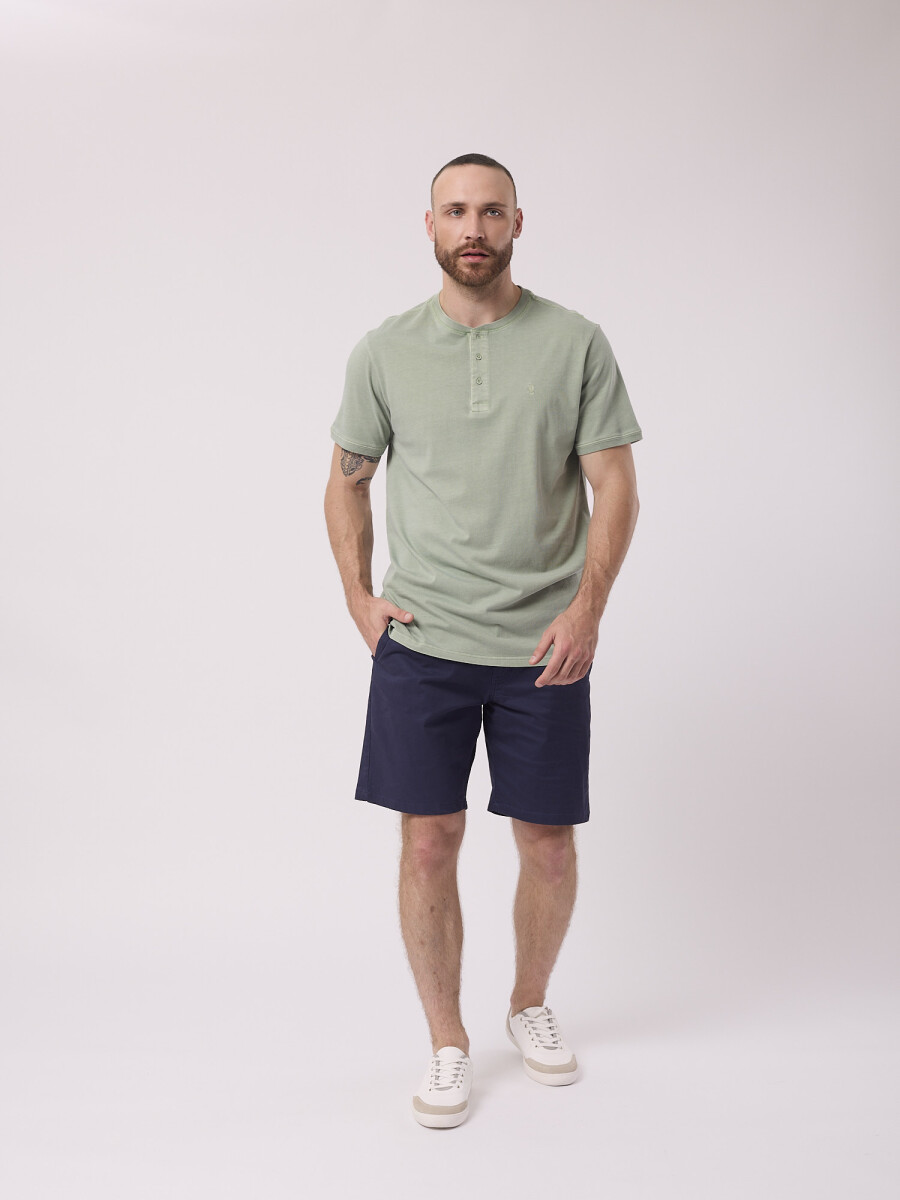 T-shirt m/c sobreteñida - verde 