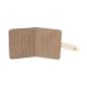 Billetera bicolor beige