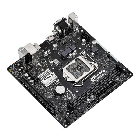 Asrock - Tarjeta Madre H370M-HDV - Socket 1151. DDR4 2666 Mhz. D-sub, Dvi-d, Hdmi. 4 X SATA3. 001