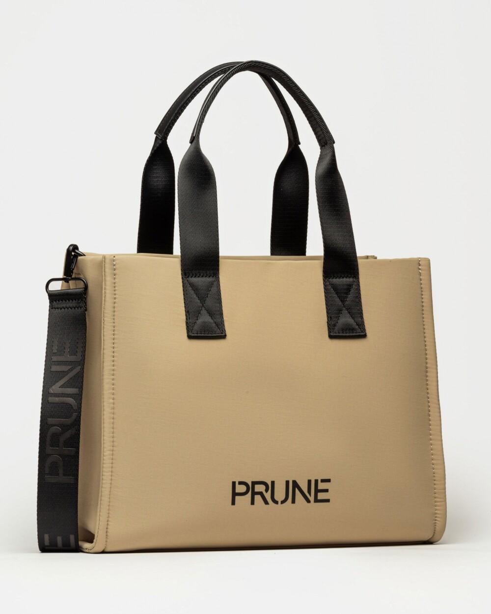 Cartera de mano Flight en nylon Taupe