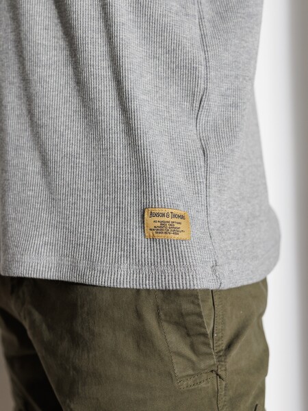 T-SHIRT ATENAS GRIS MELANGE