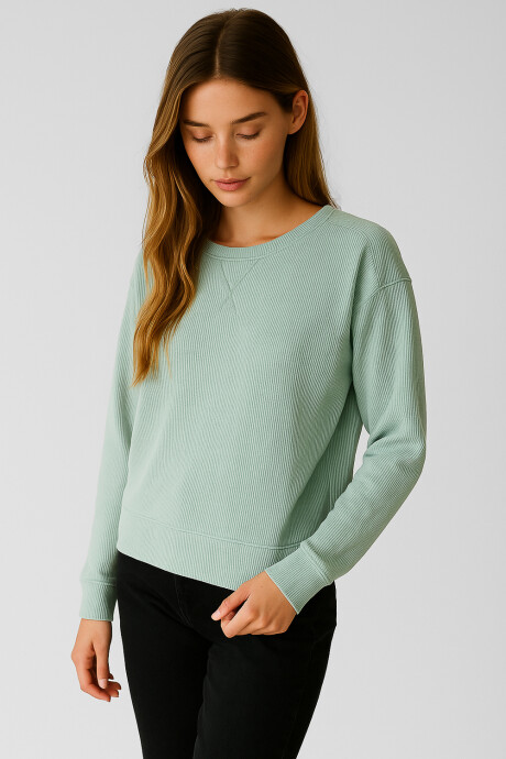 Sudadera Escarlata Verde