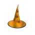 Gorro de bruja de tela negro y naranja Gorro De Bruja De Tela Negro Y Naranja