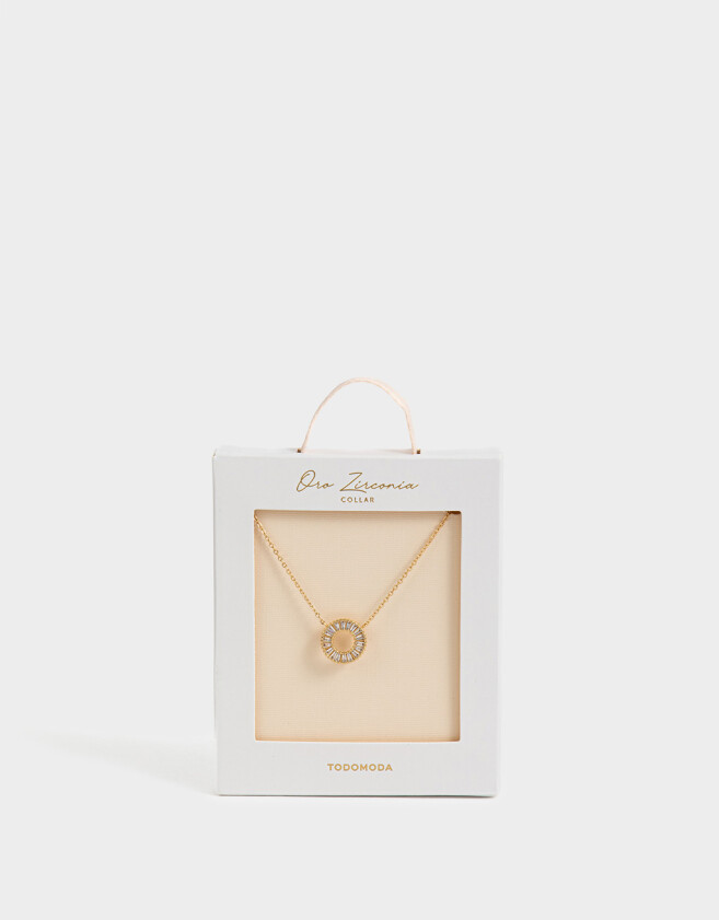 Cadena Corta con Dije Premium Gold Cortos - Dorado