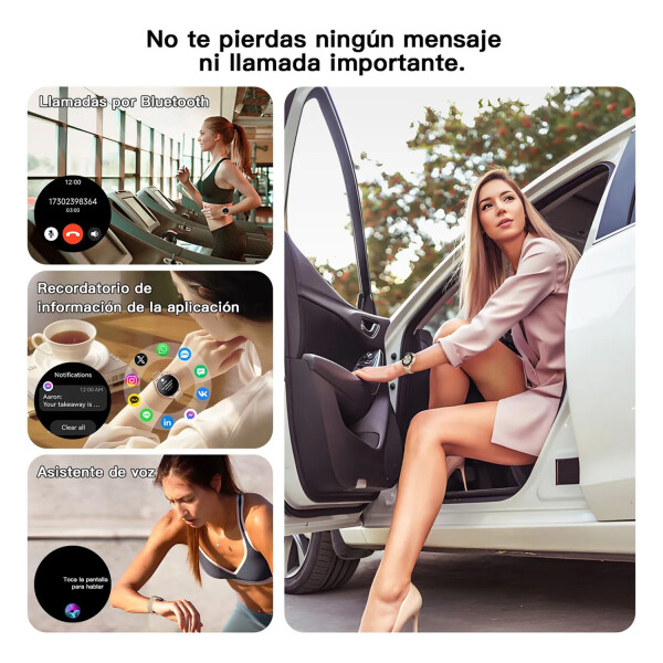 Smartwatch Reloj Inteligente Kieslect Lora Reno 3 SMARTWATCH KIESLECT LORA RENO 3 DORADO