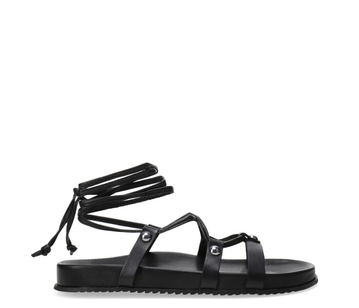 Sandalias de Mujer Miss Carol con Tiras al Tobillo Negro