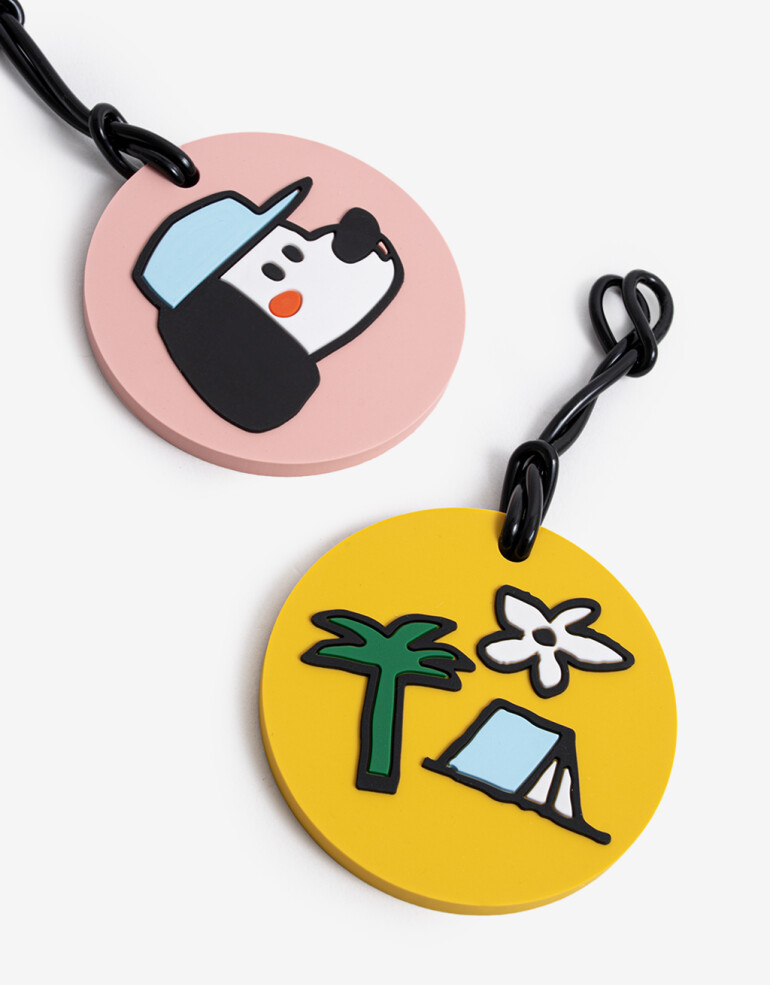 Tags Tags Para Valija De Silicona Con Tarjeta De Identificacion - Combinacion Multicolor