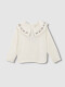 Sudadera Con Bordados Crudo