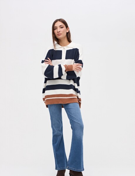 Buzo punto Pemma Off white