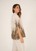 Conjunto de 100% Lino con Animal Print Conjunto de 100% Lino con Animal Print