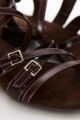 SANDALIA MONACO MARRON