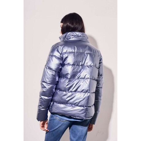 Campera Engomada Water Repellent Celeste