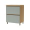 Bajo mesada 70 cm - 1 Puerta 1 Cajón - Rainha Gris