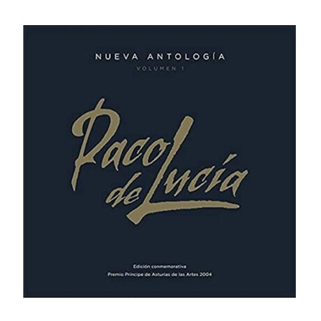 Paco De Lucia Nueva Antologia 1 - Vinilo Paco De Lucia Nueva Antologia 1 - Vinilo