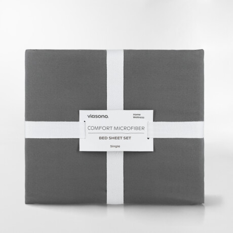 SÁBANA MICROFIBER GRIS - 1 PLAZA
