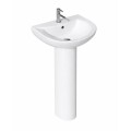 JUEGO DE LOZA PARA BAÑO - INODRO CON TAPA + LAVATORIO CON PEDESTAL JUEGO DE LOZA PARA BAÑO - INODRO CON TAPA + LAVATORIO CON PEDESTAL