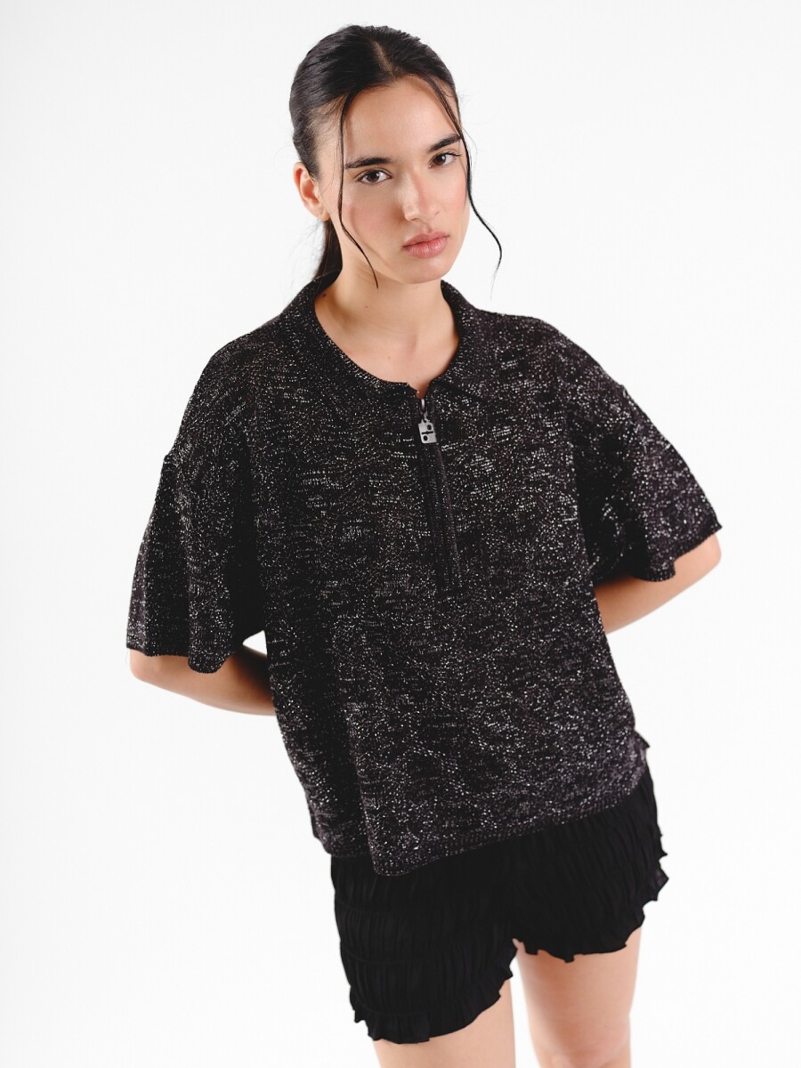 Remera Trébol - Negro 