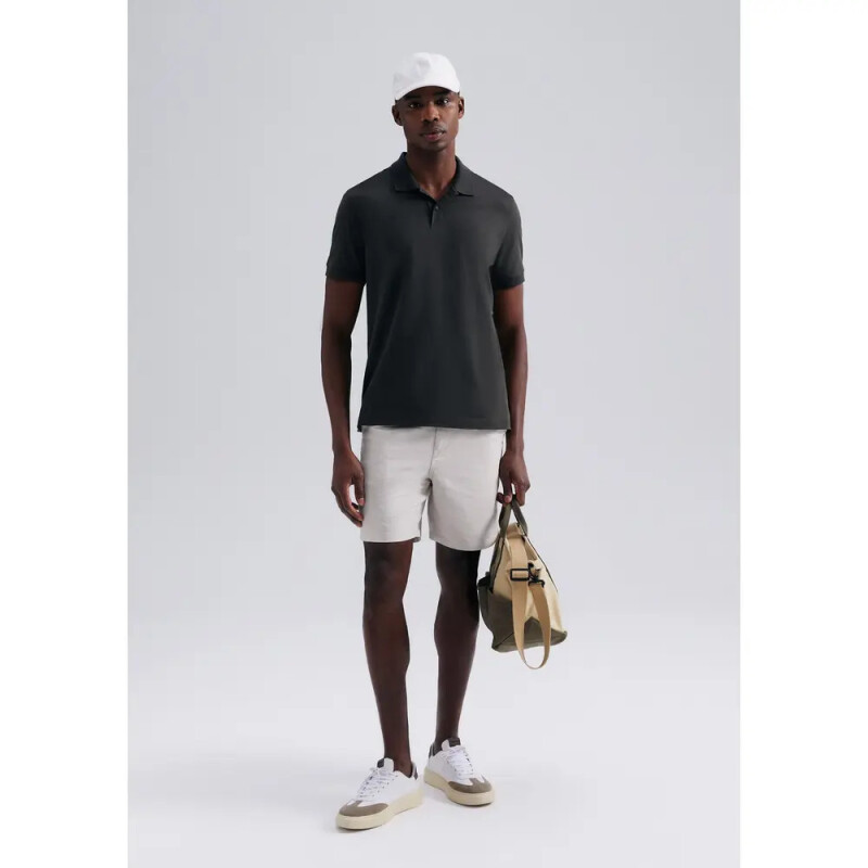 CAMISA POLO MM MASC CINZA ESCURO