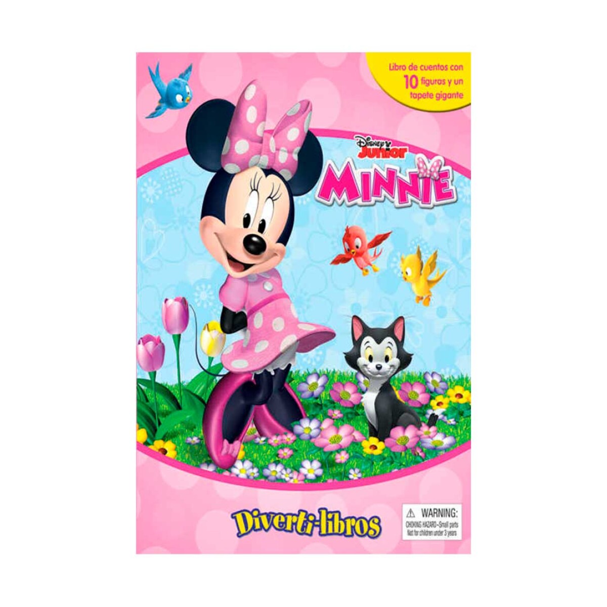 Libro infantil didactico Minnie diverti-libro - 001 