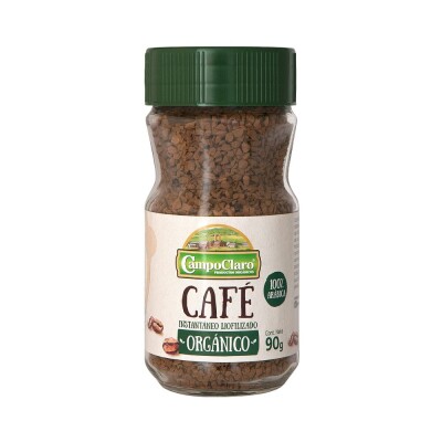 Café Instantaneo Orgánico Campo Claro 90g Cafe Campo Claro Organico 90g