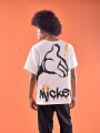REMERA MICKEY GRAFITTI OFF WHITE