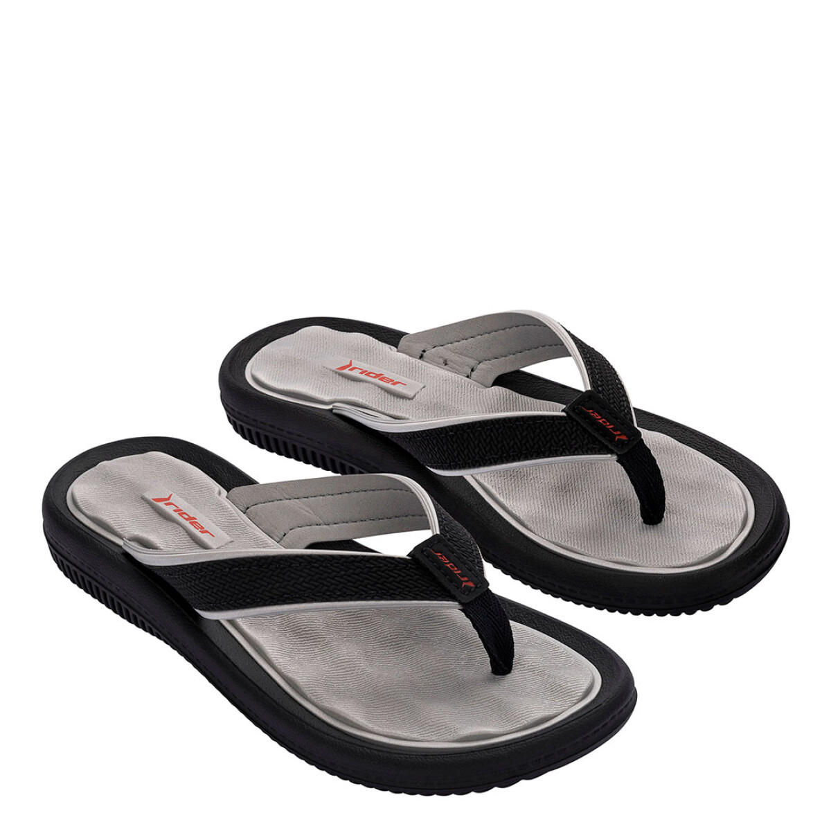 Sandalias de Mujer Rider Dunas Thong - Negro - Gris 