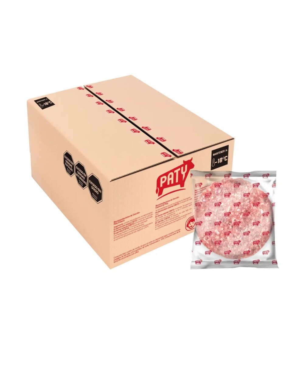CAJA DE HAMBURGUESAS PATY X 60 