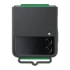 Funda Samsung Silicone Case con Correa para Galaxy Z Flip4 Black