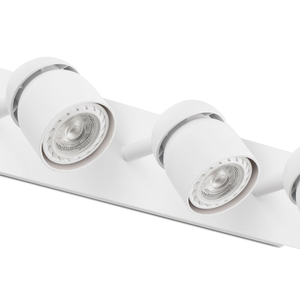 Spot pared ABS+acero LED blanco orientable 3xGU10 FA3012