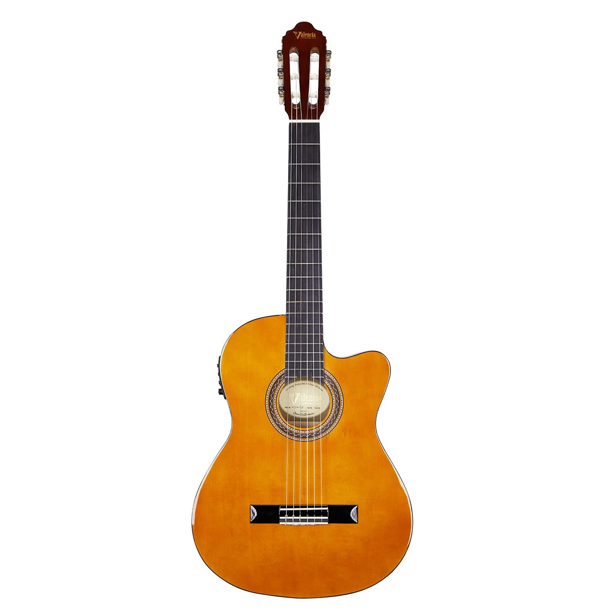 GUITARRA ELECTRO ACUSTICA VALENCIA VC104TCE THIN BODY NATURAL 