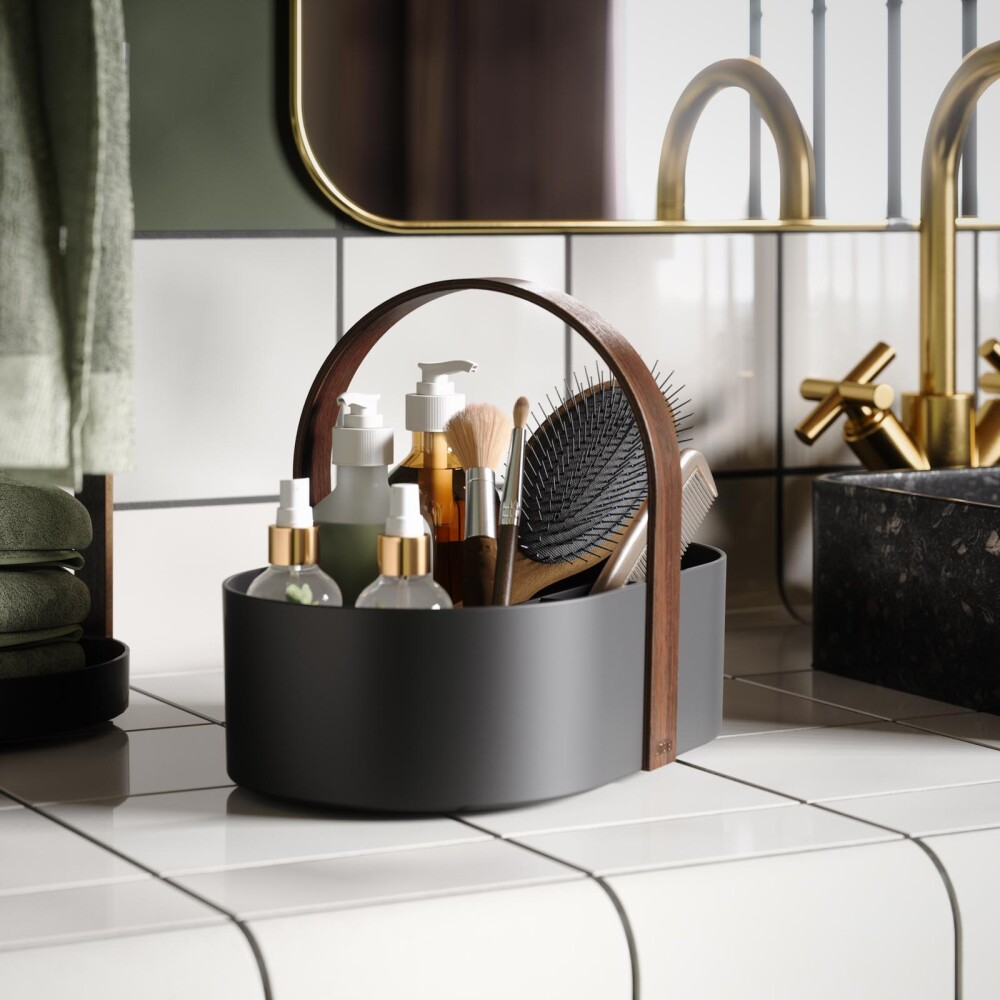 ORGANIZADOR PLASTICO-RECICLADO NEGRO BELLWOOD